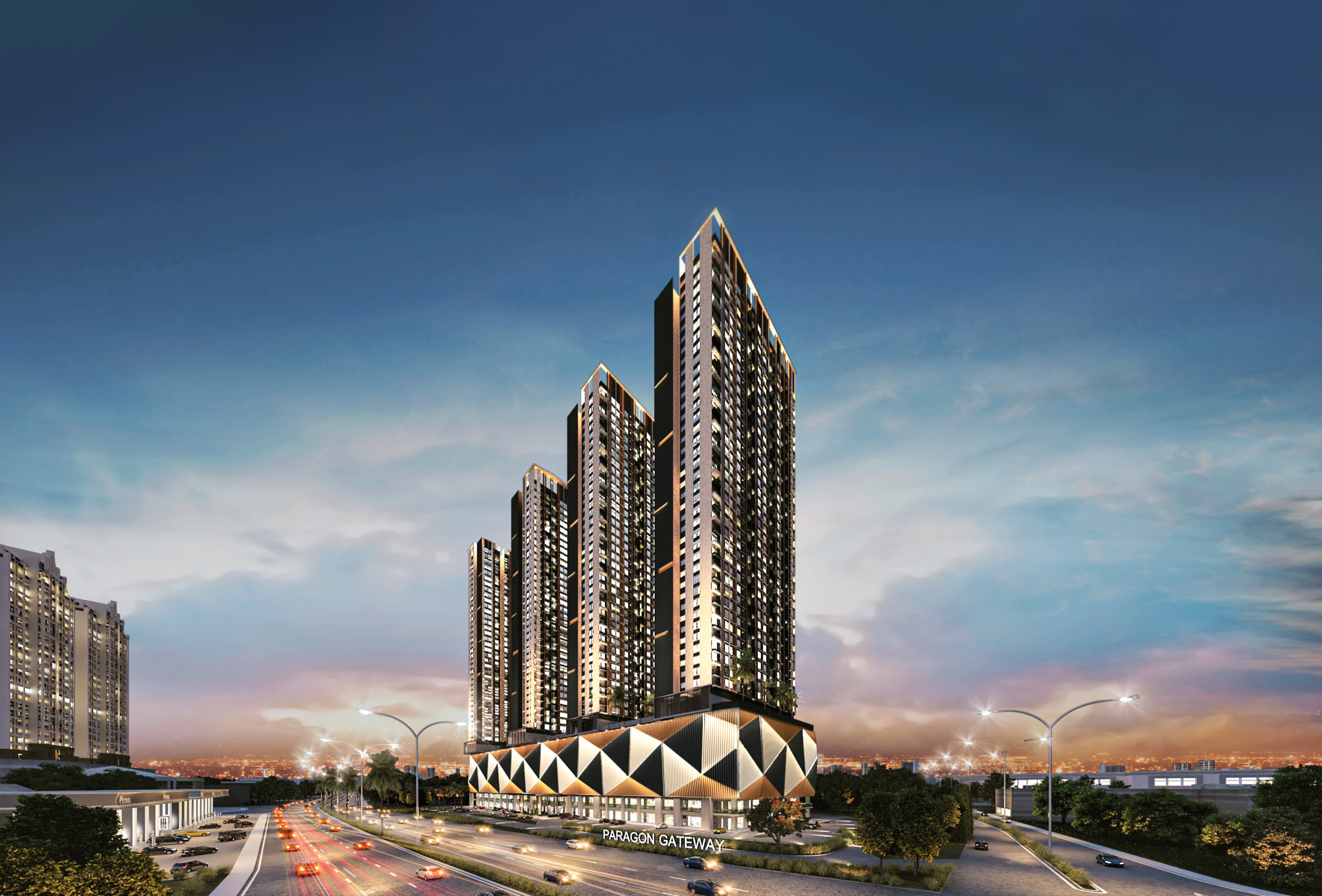 Paragon Gateway exterior tower render